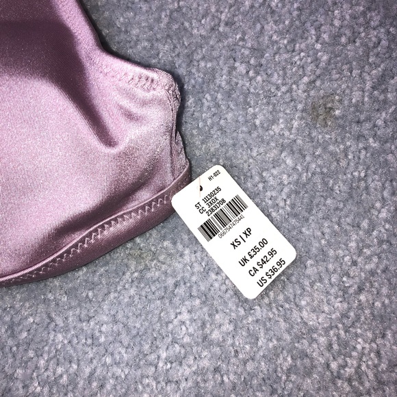 VS Pink Lilac Flutter Sleeve Bikini Top - Picture 3 of 4